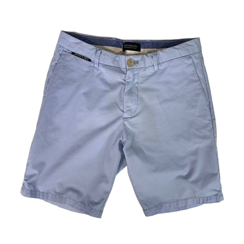 SCOTCH & SODA Chino Shorts Blue AMSTERDAM COUTURE Size Mens 30